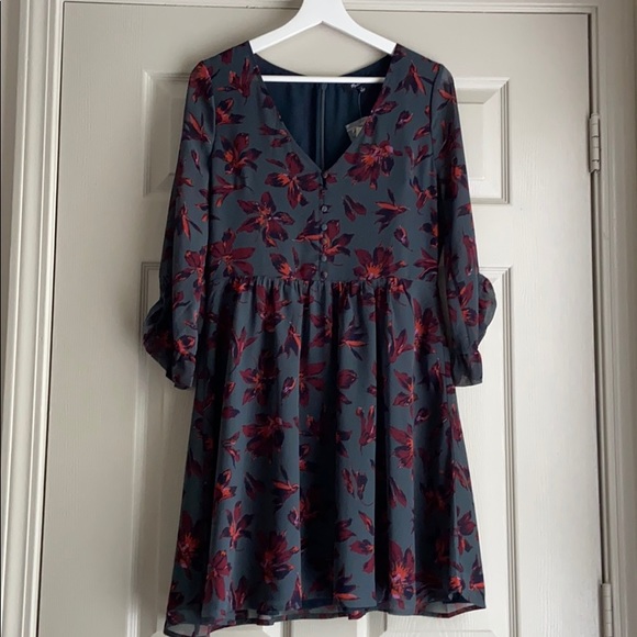Madewell Dresses & Skirts - Madewell Moonblossom Ruffle-Sleeve Dress NWT!